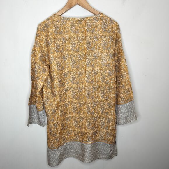 Rock Flower Paper Juliet Mustard Floral Tassel Tunic - Picture 9 of 9